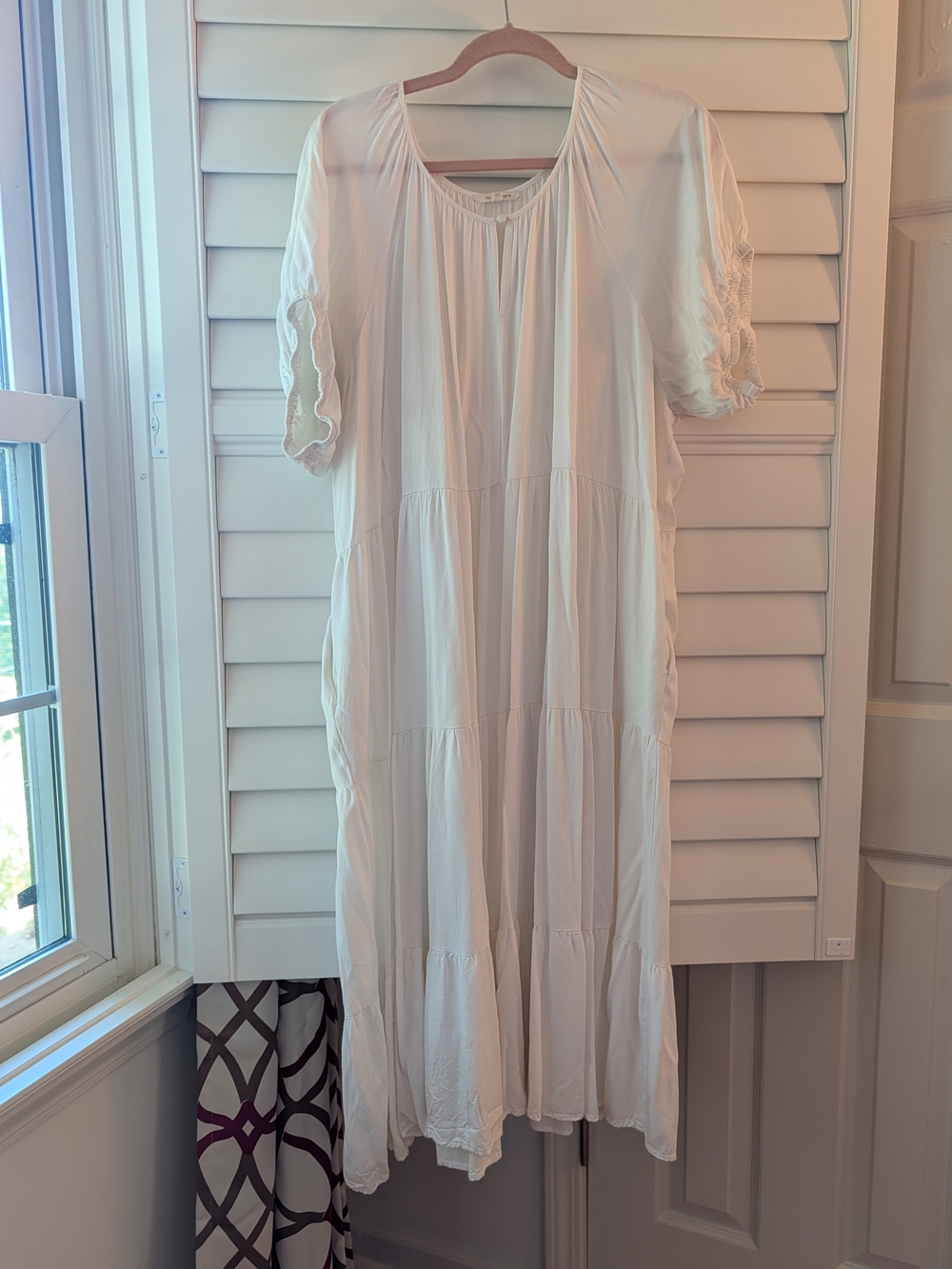 Tea n Rose White Women's Dress - 3X